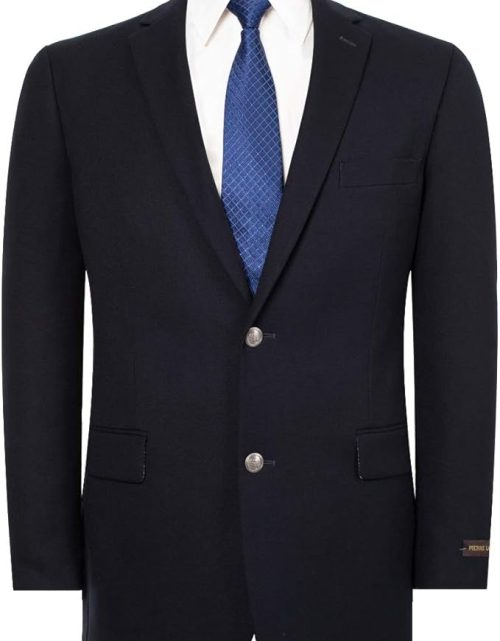 AMY ZHU Men's Sport Coat Classic Fit Stretch Blazer 2 Button Suit Jacket