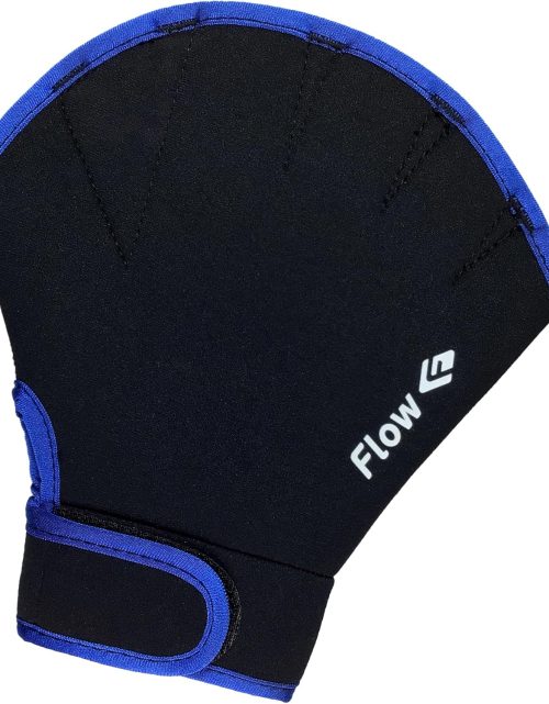 Flow Swimming Resistance Gloves - Webbed Gloves for Water Aerobics, Aquatic Fitness, and Swim Training