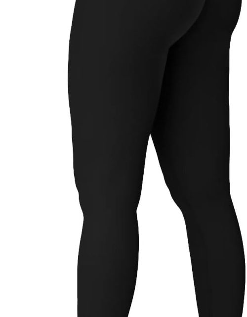 Sunzfly Invisible Butt Scrunch Workout Leggings for Women, Butt Lifting High Waisted Gym Yoga Pants with Tummy Control