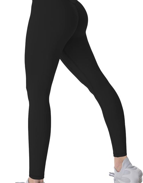 Womens Workout Leggings with High Waist Tummy Control